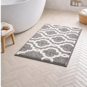 Frankly Cotton Geometric Cotton Bath Mat by Nest & Stem Homewares