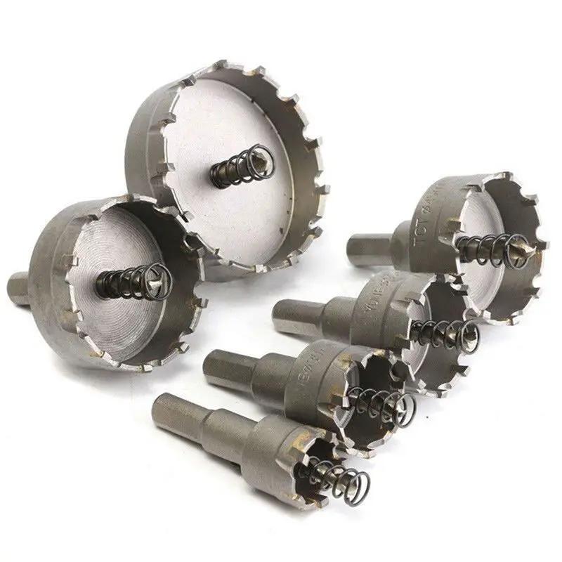 6Pcs Set HSS Hole Saw Cutter Carbide Drill Bits by salelink.co.nz