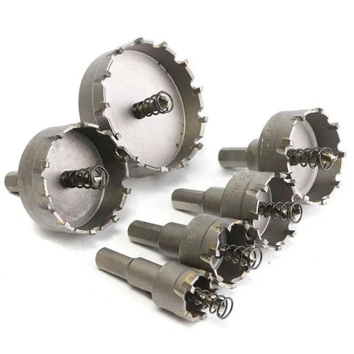 6Pcs Set HSS Hole Saw Cutter Carbide Drill Bits by salelink.co.nz
