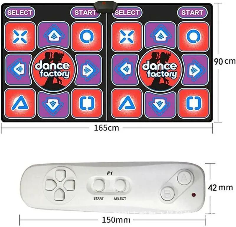 Double Dancing Mat Sports Fitness Games by salelink.co.nz
