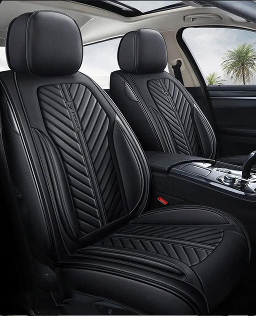 Car Seat Cover Faux Leather Cushion 5 Seater Full Set Front Rear Premium Quality by dealonline.co.nz