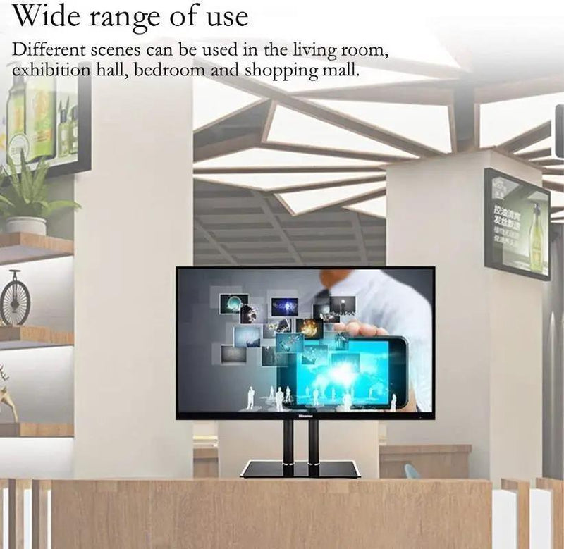 TV Stand Adjustable Universal LED LCD TV Stand 32-65" by salelink.co.nz