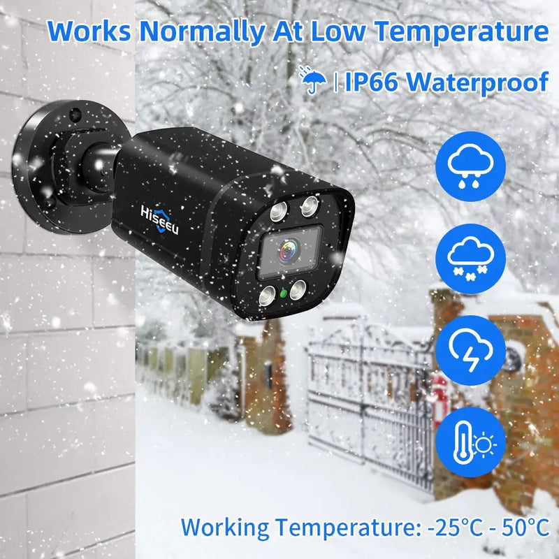 Action Outdoors Limited Waterproof 5MP Wired Outdoor Security Camera Kit Waterproof 5MP Wired Outdoor Security Camera Kit