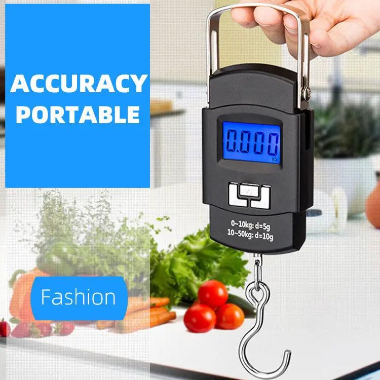 Portable LCD Digital Electronic Fishing Travel Luggage Hanging Weighing Scale by salelink.co.nz