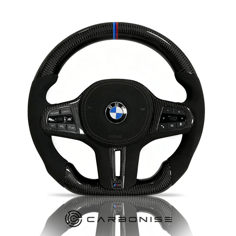 BMW Steering Wheel (Carbon Fiber+Alcantara) #20 by CARBONISE