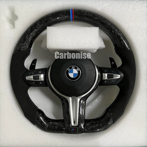 BMW Steering Wheel (Forged Carbon Fiber+Alcantara) @20 by CARBONISE