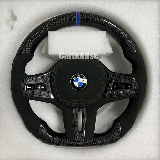 BMW Steering Wheel (Carbon Fiber+Alcantara) #20 by CARBONISE