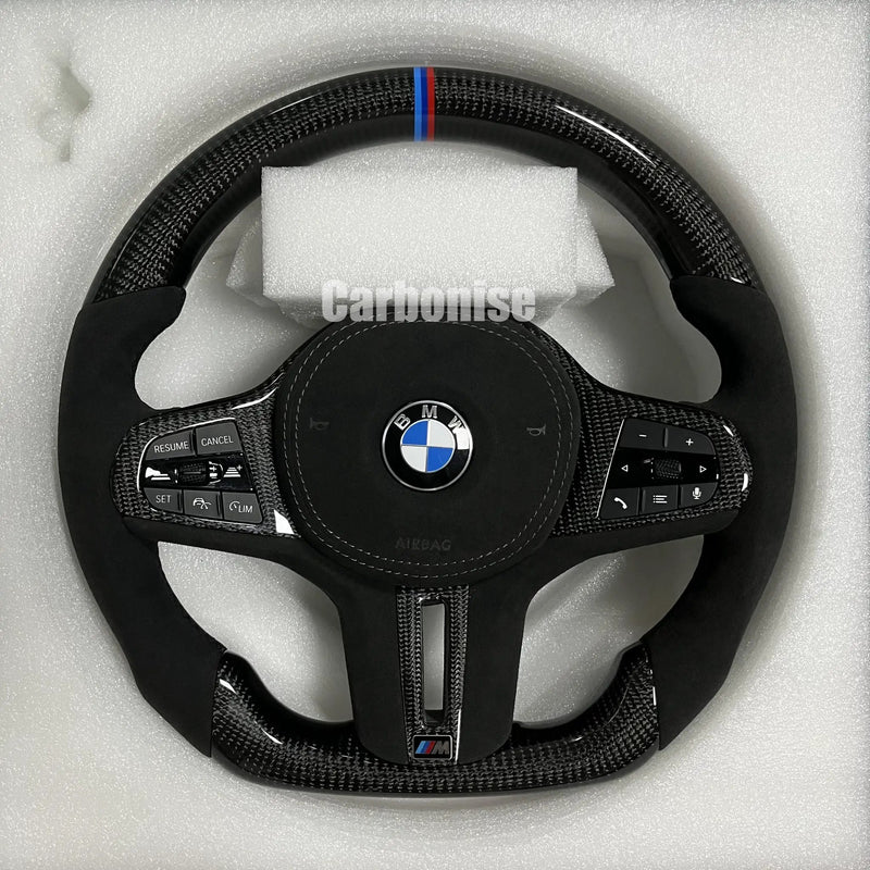 BMW Steering Wheel (Carbon Fiber+Alcantara) #20 by CARBONISE