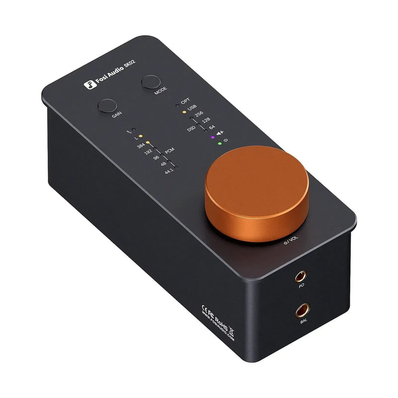 Desktop Headphone Amplifier DAC Audiophile DSD Audio Decoder by Action Outdoors Limited