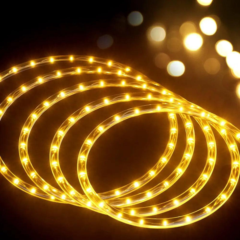 SportZone.co.nz Occasions > Christmas > Outdoor Decorations & Lights Jingle Jollys 20M Christmas Lights String Rope Light Decorations 600 LED Warm Jingle Jollys 20M Christmas Lights String Rope Light Decorations 600 LED Warm