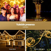 SportZone.co.nz Occasions > Christmas > Outdoor Decorations & Lights Jingle Jollys 20M Christmas Lights String Rope Light Decorations 600 LED Warm Jingle Jollys 20M Christmas Lights String Rope Light Decorations 600 LED Warm