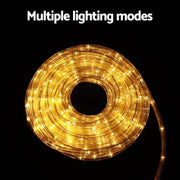 SportZone.co.nz Occasions > Christmas > Outdoor Decorations & Lights Jingle Jollys 20M Christmas Lights String Rope Light Decorations 600 LED Warm Jingle Jollys 20M Christmas Lights String Rope Light Decorations 600 LED Warm