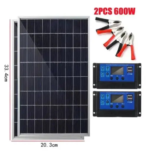 20W/H Outdoor Portable Solar Power Kit by Habicare