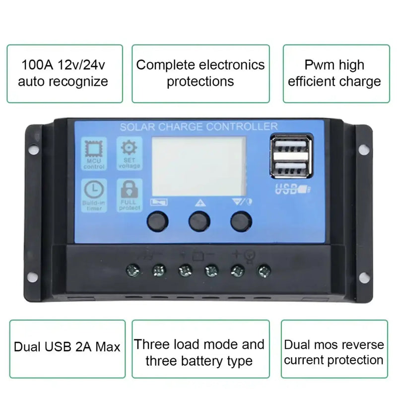 20W/H Outdoor Portable Solar Power Kit by Habicare