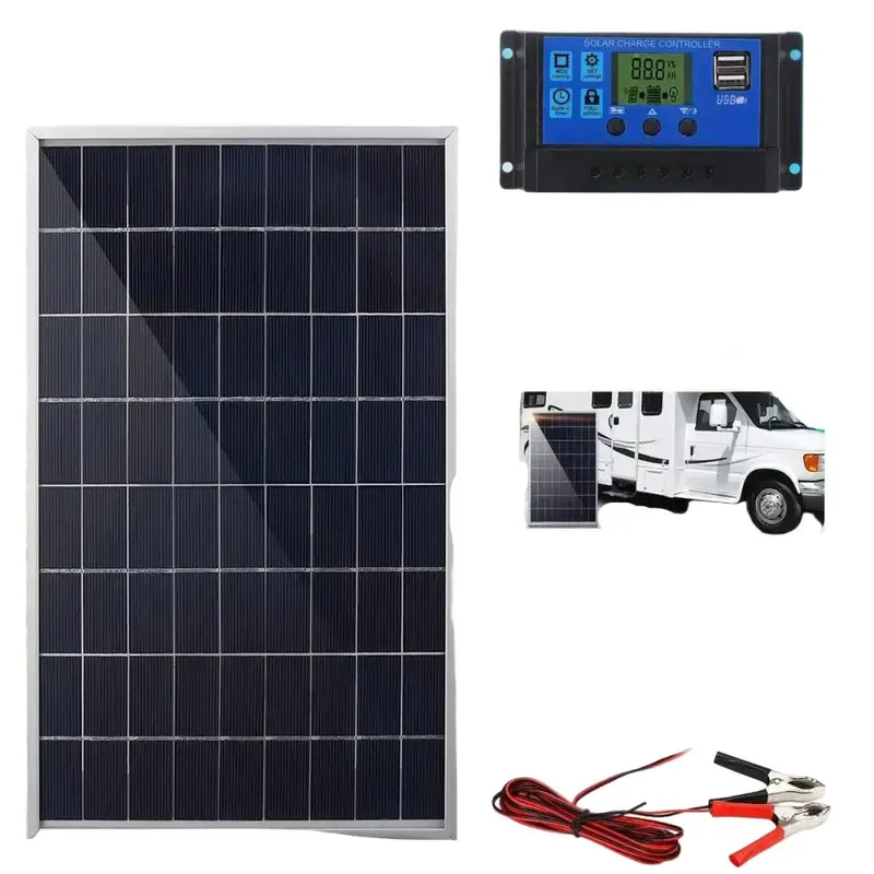 20W/H Outdoor Portable Solar Power Kit by Habicare