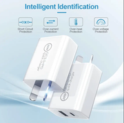 20W Fast Wall Charger – USB-C PD Charger with Type-C Cable by techplus