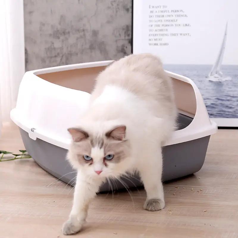 Cat Kitty Litter Tray with Scoop by dealonline.co.nz