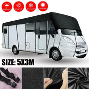 210D Black RV & Motorhome Roof Protective Cover by Habicare