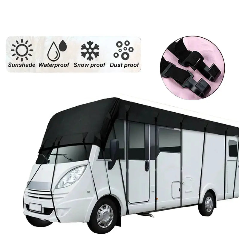 210D Waterproof RV Roof Cover Tarpaulin Sunshade (different sizes available) by Habicare