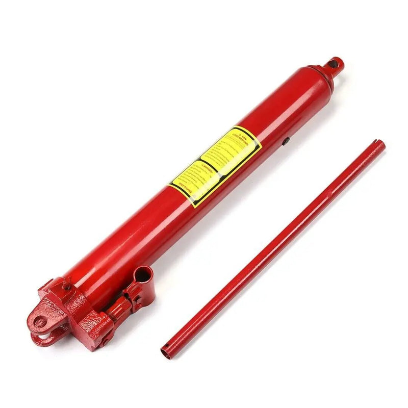 Hydraulic Long Ram Jack Manual Single Pump 8 Ton Engine Lift Cherry Picker by salelink.co.nz