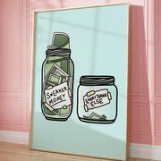 Sneaker Money by Blank Wall Print Shop