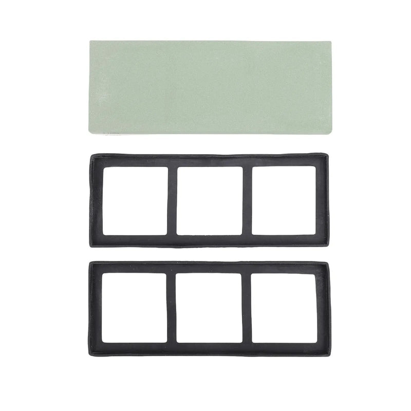 Sharpening Stone 2 Side 1000 3000 Grit White Corundum Fine Polishing Whetstone With Anti Slip Silicone Base For Kitchen by China Dropship