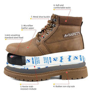 Steel Toe Cap Work Shoes Safety Industrial Puncture Proof Construction 9-14 by dealonline.co.nz