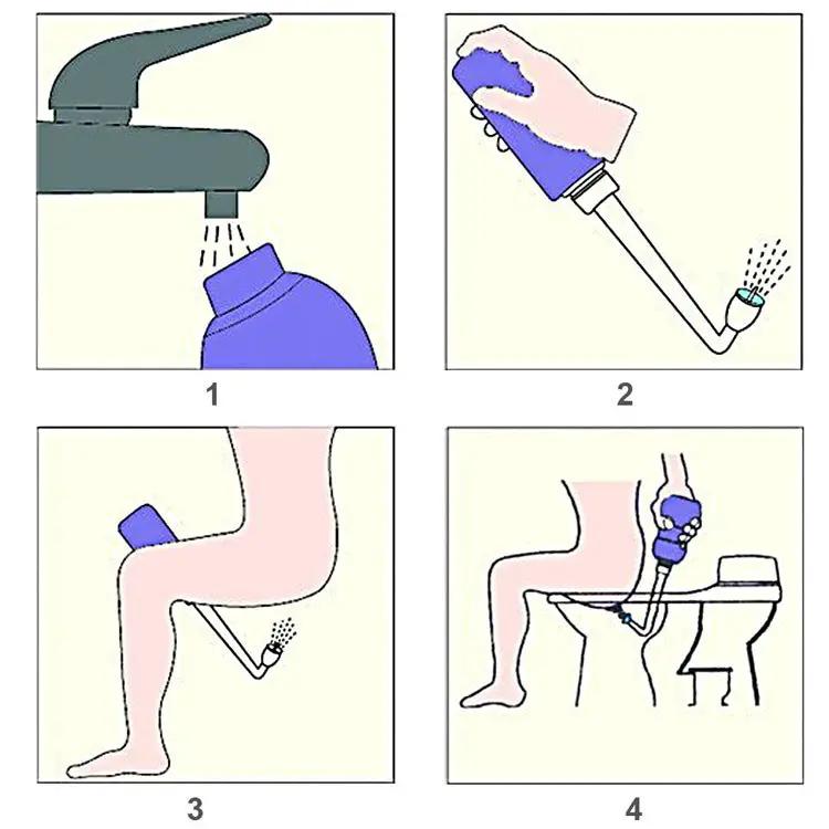 Portable Bidet Sprayer/Peri Bottle for Postpartum Perineal Care-hemmoroid 450ML by salelink.co.nz