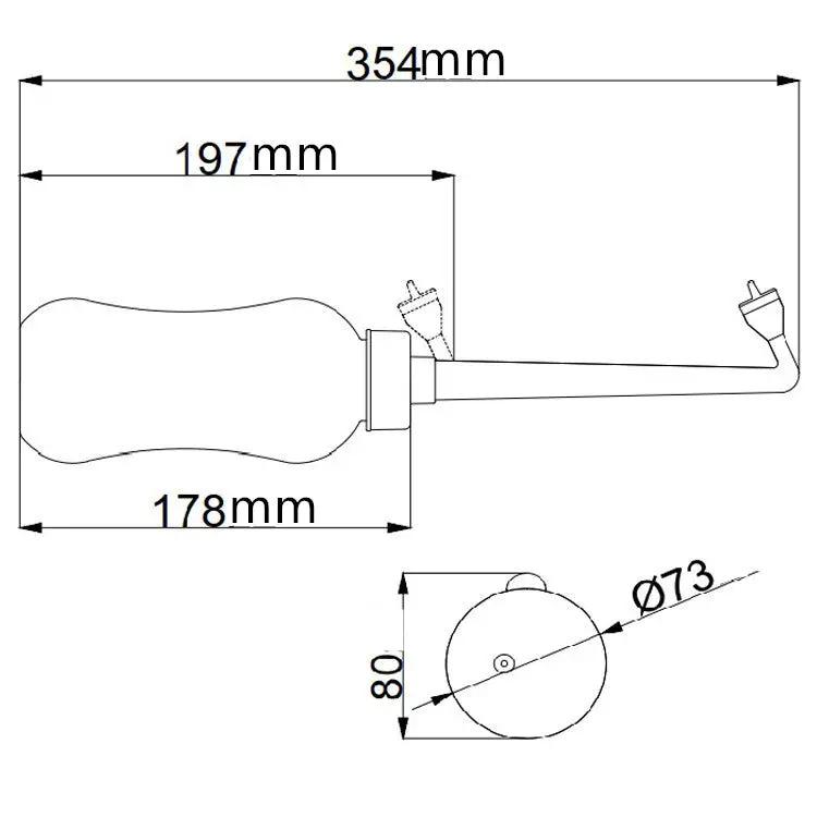 Portable Bidet Sprayer/Peri Bottle for Postpartum Perineal Care-hemmoroid 450ML by salelink.co.nz