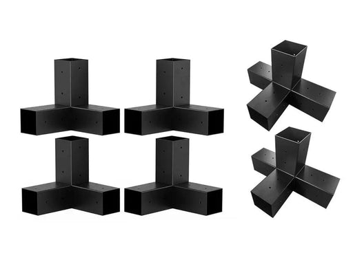 Loveliving Pergola Double Pergola Hardware DIY Connector Kit Double Pergola Hardware DIY Connector Kit