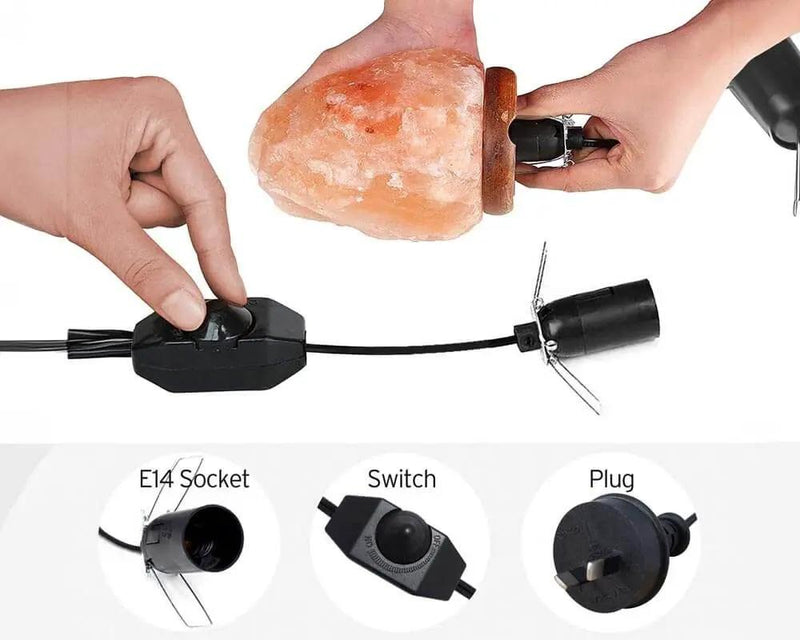 1.5M Salt Lamp Cable with Dimmer with Dimmer Control by salelink.co.nz