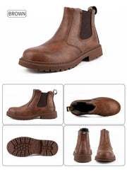 dealonline.co.nz dealonlinenz Steel Toe Work Shoes Slip On Safety Oiled Leather Boot Puncture Proof Soft Light Steel Toe Work Shoes Slip On Safety Oiled Leather Boot Puncture Proof Soft Light