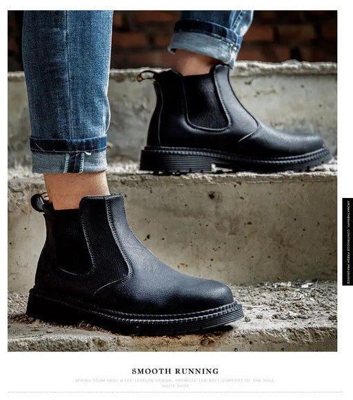Steel Toe Work Shoes Slip On Safety Oiled Leather Boot Puncture Proof Soft Light by dealonline.co.nz