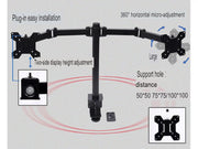 Desk Monitor Mount Holds Screen sizes from 10- 27 Inch by salelink.co.nz