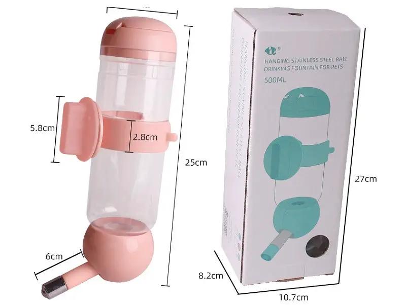 Pet Drinker Bottle Water Feeder 500ml by dealonline.co.nz