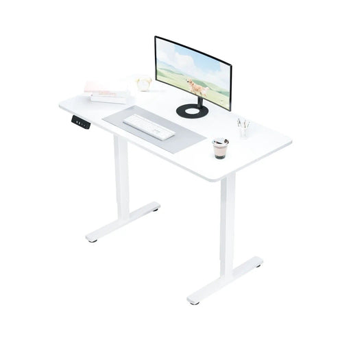 sue-e furniture Computer Desk Electra Ergo Single Motor Sit Stand Desk White 1.4m Electra Ergo Single Motor Sit Stand Desk White 1.4m