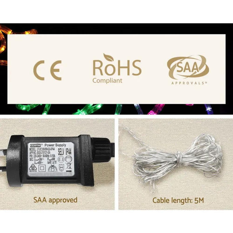 SportZone.co.nz Occasions > Christmas > Outdoor Decorations & Lights Jingle Jollys Christmas Lights LED Train Xmas Decoration Multi Colour Jingle Jollys Christmas Lights LED Train Xmas Decoration Multi Colour