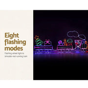 SportZone.co.nz Occasions > Christmas > Outdoor Decorations & Lights Jingle Jollys Christmas Lights LED Train Xmas Decoration Multi Colour Jingle Jollys Christmas Lights LED Train Xmas Decoration Multi Colour