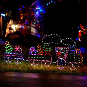 SportZone.co.nz Occasions > Christmas > Outdoor Decorations & Lights Jingle Jollys Christmas Lights LED Train Xmas Decoration Multi Colour Jingle Jollys Christmas Lights LED Train Xmas Decoration Multi Colour