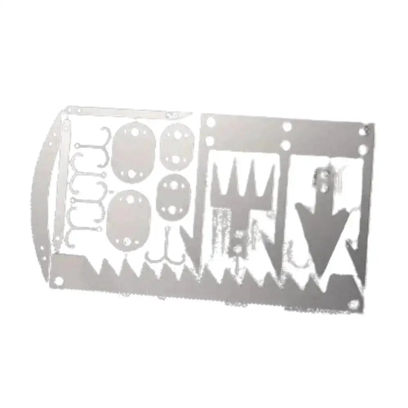 22-in-1 Stainless Steel Survival Tool Card by Habicare