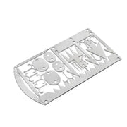 22-in-1 Stainless Steel Survival Tool Card by Habicare
