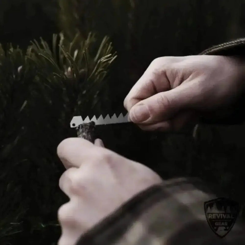 22-in-1 Stainless Steel Survival Tool Card by Habicare