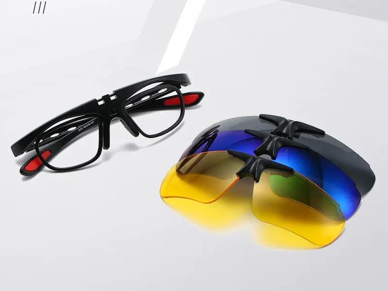 Polarized Sunglasses Change Colour Lens Set by dealonline.co.nz