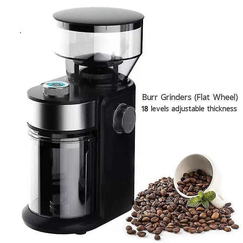 SportZone.co.nz Appliances > Kitchen Appliances > Coffee Machines & Accessories 220V Flat Wheel Electric Burr Coffee Grinder Machine - High Efficiency Mill 220V Flat Wheel Electric Burr Coffee Grinder Machine - High Efficiency Mill