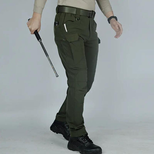 Men's Tactical Pants Water Resistant Flex Ripstop Cargo Pants by dealonline.co.nz