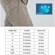 Men's Tactical Pants Water Resistant Flex Ripstop Cargo Pants by dealonline.co.nz