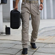 Men's Tactical Pants Water Resistant Flex Ripstop Cargo Pants by dealonline.co.nz