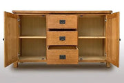 BroDeals Buffet Table Oak 2 Door & 3 Drawer Buffet Table - 1800mm Oak 2 Door & 3 Drawer Buffet Table - 1800mm