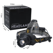 100 00 0LM Zoomable LED Headlamp Rechargeable Headlight Camping Fishing Head Torch by China Dropship