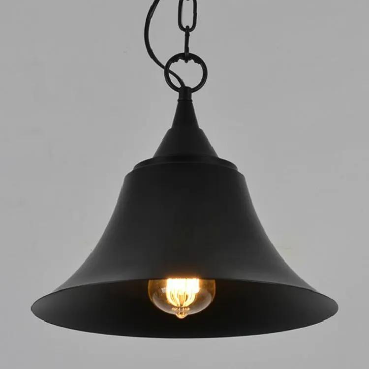 Industrial Pendant Light Hanging Ceiling Lamp Metal Black by salelink.co.nz
